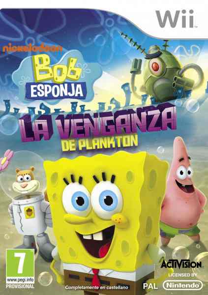 Bob Esponja La Venganza De Plankton Wii
